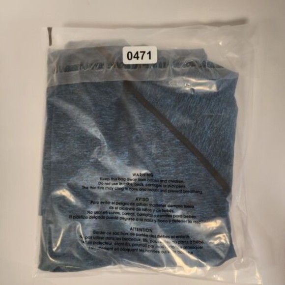 Under Armour TShirt Mens 2XL Blue Heather Solid Loose HeatGear Short Sleeve - Picture 14 of 14